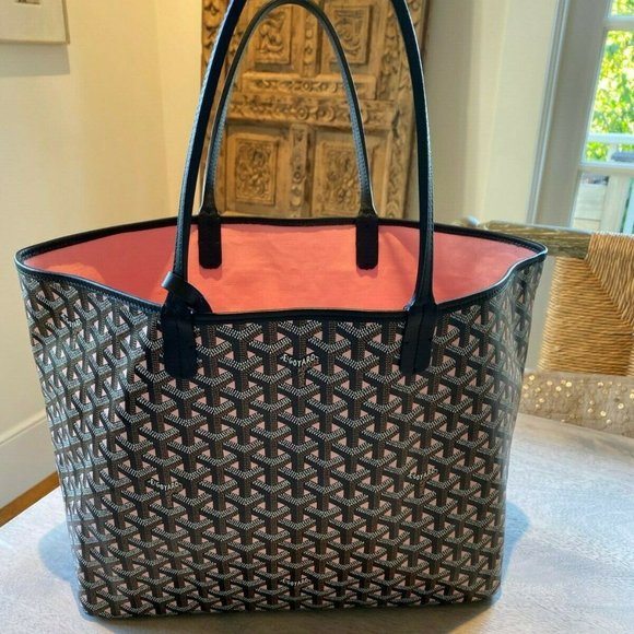 Goyard Handbags - ***SOLD***Goyard Saint Louis Claire Voie PM Black/Rose New!